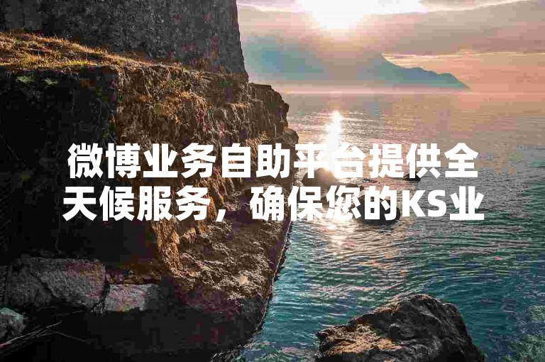 微博业务自助平台提供全天候服务，确保您的KS业务需求随时得到满足。