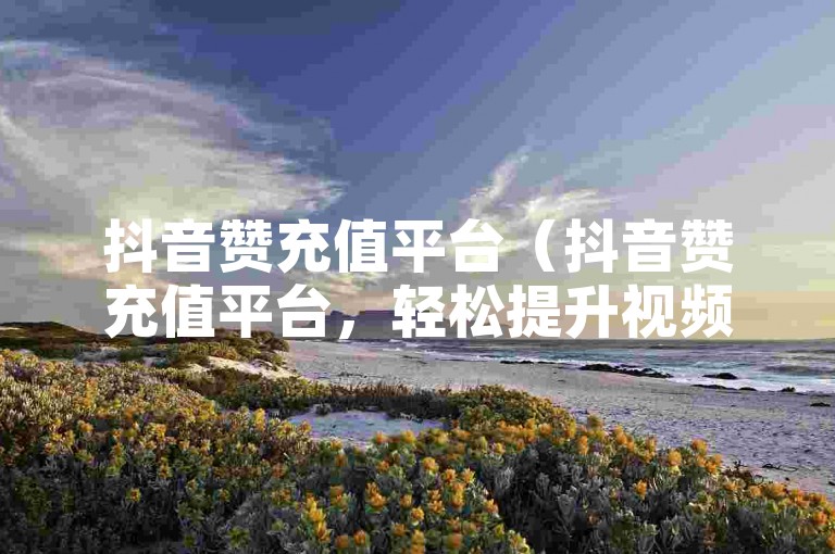 抖音赞充值平台（抖音赞充值平台，轻松提升视频热度的理想选择）