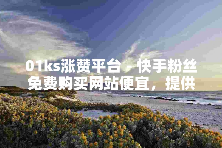 01ks涨赞平台 - 快手粉丝免费购买网站便宜，提供快速增加粉丝的服务。