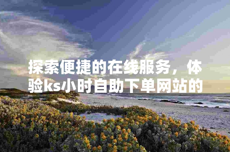 探索便捷的在线服务，体验ks小时自助下单网站的高效与qq说说赞秒赞自助下单平台卡盟的即时响应。
