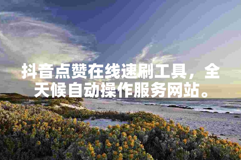 抖音点赞在线速刷工具，全天候自动操作服务网站。