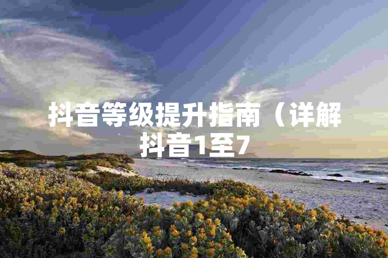 抖音等级提升指南（详解抖音1至75级所需费用及升级路径）