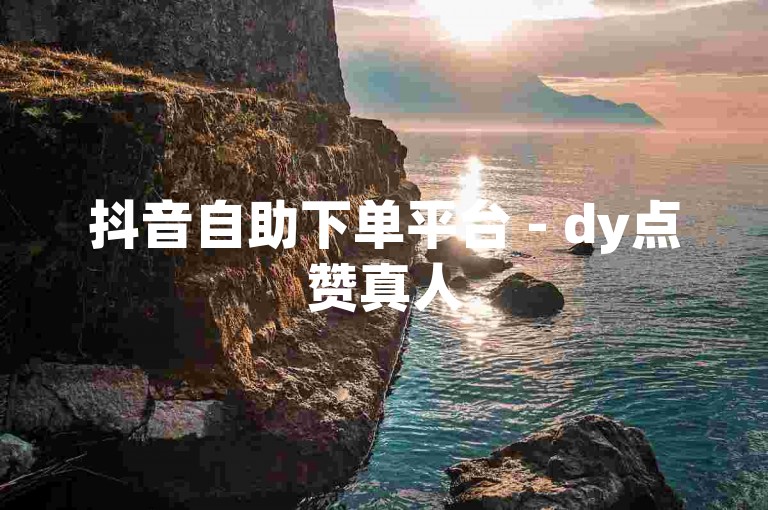 抖音自助下单平台 - dy点赞真人