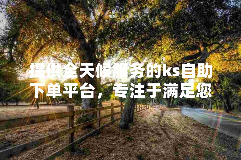 提供全天候服务的ks自助下单平台，专注于满足您的qq空间业务需求。