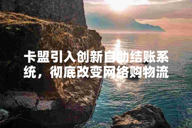 卡盟引入创新自助结账系统，彻底改变网络购物流程。