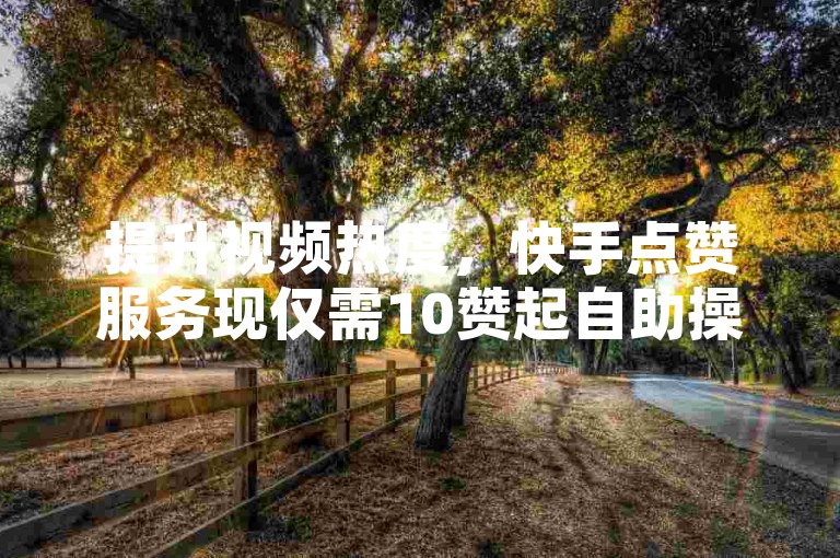 提升视频热度，快手点赞服务现仅需10赞起自助操作。