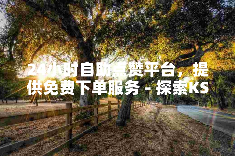 24小时自助点赞平台，提供免费下单服务 - 探索KS点赞平台的便捷性。