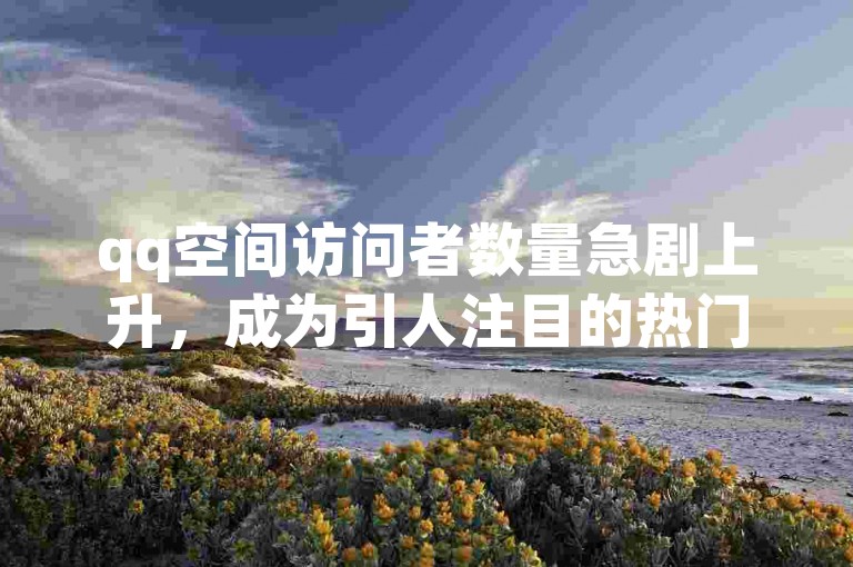 qq空间访问者数量急剧上升，成为引人注目的热门社交网站。