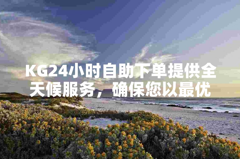KG24小时自助下单提供全天候服务，确保您以最优惠的价格轻松购物。