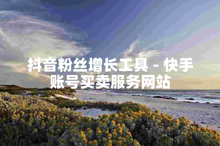 抖音粉丝增长工具 - 快手账号买卖服务网站