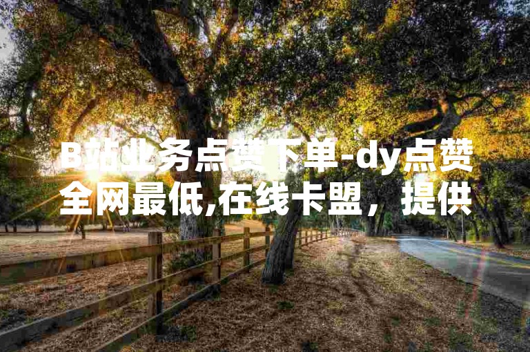 B站业务点赞下单-dy点赞全网最低,在线卡盟，提供快速、安全的服务，满足您的需求。