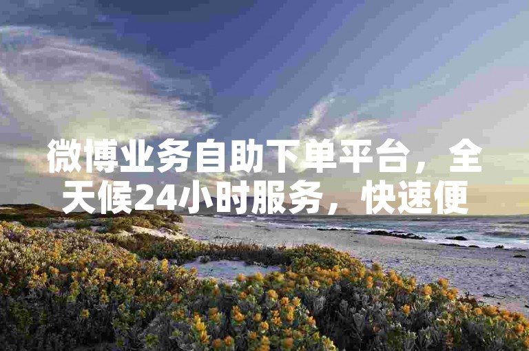 微博业务自助下单平台，全天候24小时服务，快速便捷。