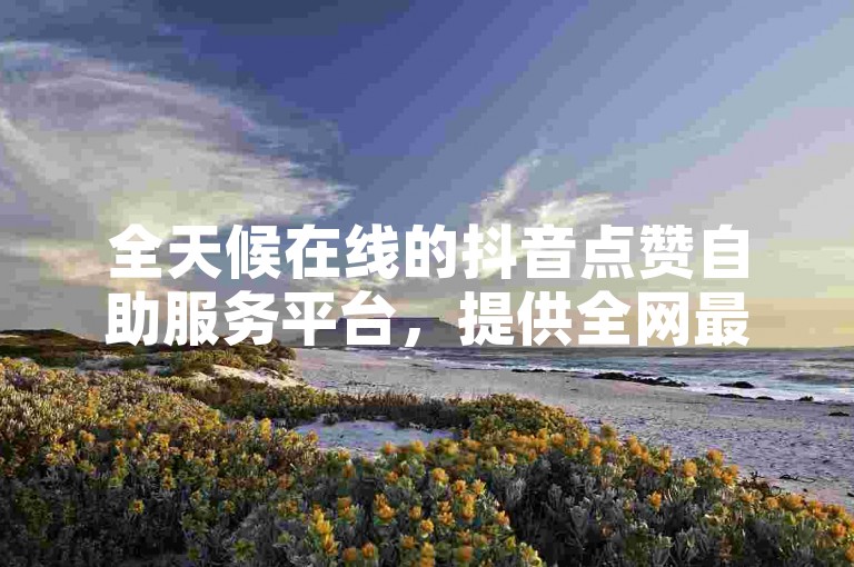 全天候在线的抖音点赞自助服务平台，提供全网最具竞争力的价格。