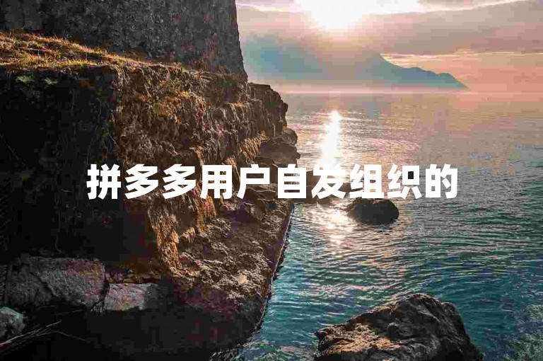 拼多多用户自发组织的500人互助群，在百度贴吧上免费分享购物优惠信息。
