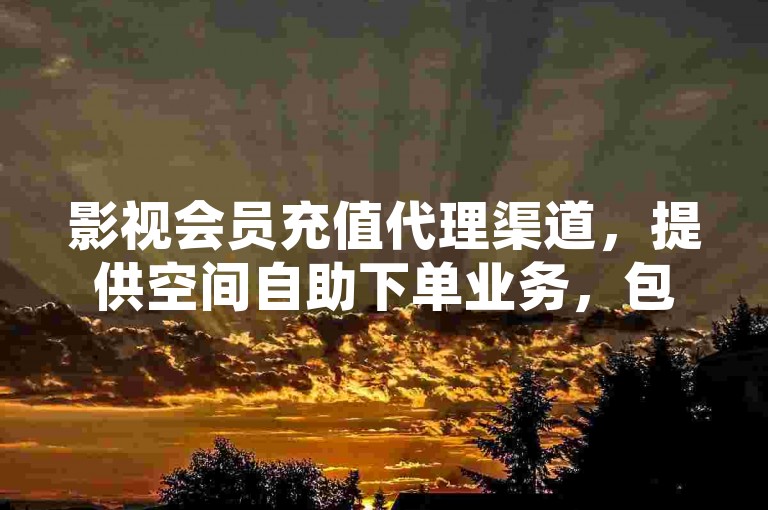 影视会员充值代理渠道，提供空间自助下单业务，包括云商城在线下单以及抖音直播闪现录屏服务。