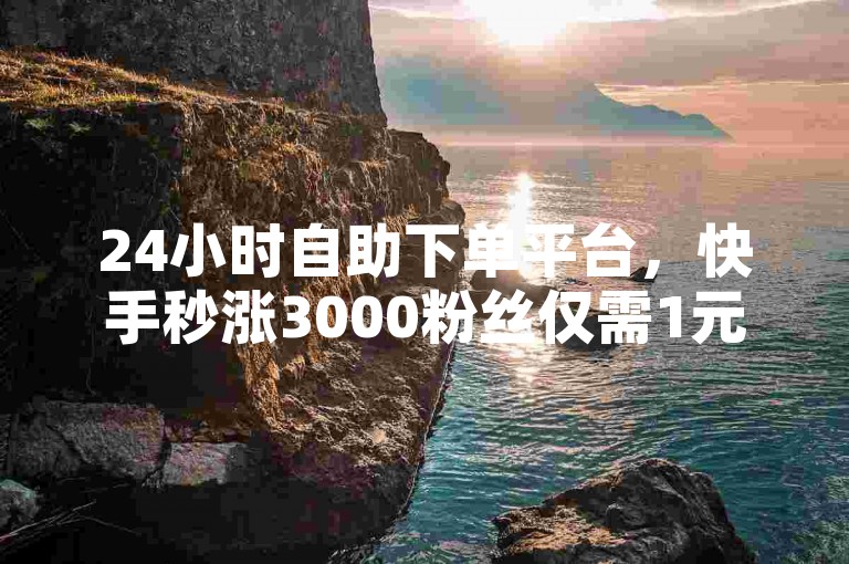 24小时自助下单平台，快手秒涨3000粉丝仅需1元，雷神助力您的账号快速增粉。