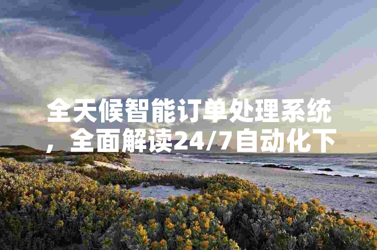全天候智能订单处理系统，全面解读24/7自动化下单平台的运作机制。