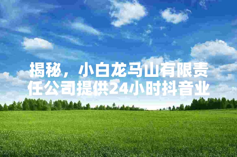 揭秘，小白龙马山有限责任公司提供24小时抖音业务下单平台，快手热度购买仅需0.01元，自助卡盟下单平台，更有机会免费领取10000张名片！