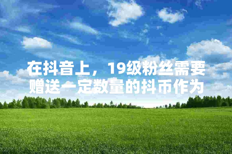 在抖音上，19级粉丝需要赠送一定数量的抖币作为礼物；同时，快手也提供了自助业务平台，其中包括一元可刷3000个假粉的服务，以及一键取关未回软件的下载。
