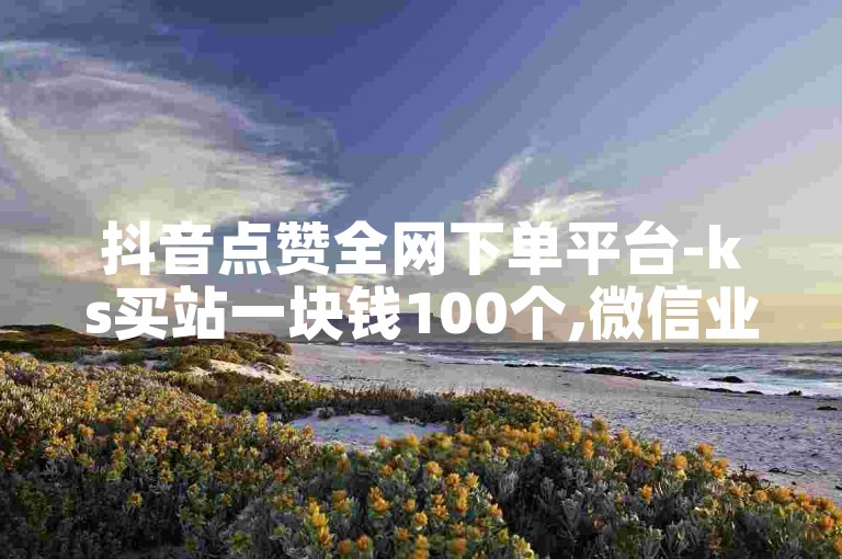 抖音点赞全网下单平台-ks买站一块钱100个,微信业务24小时在线下单免费。