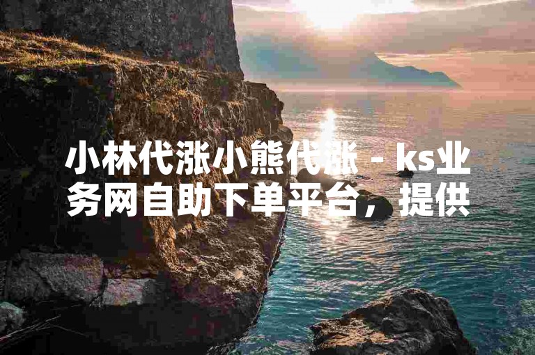 小林代涨小熊代涨 - ks业务网自助下单平台，提供便捷的在线服务。