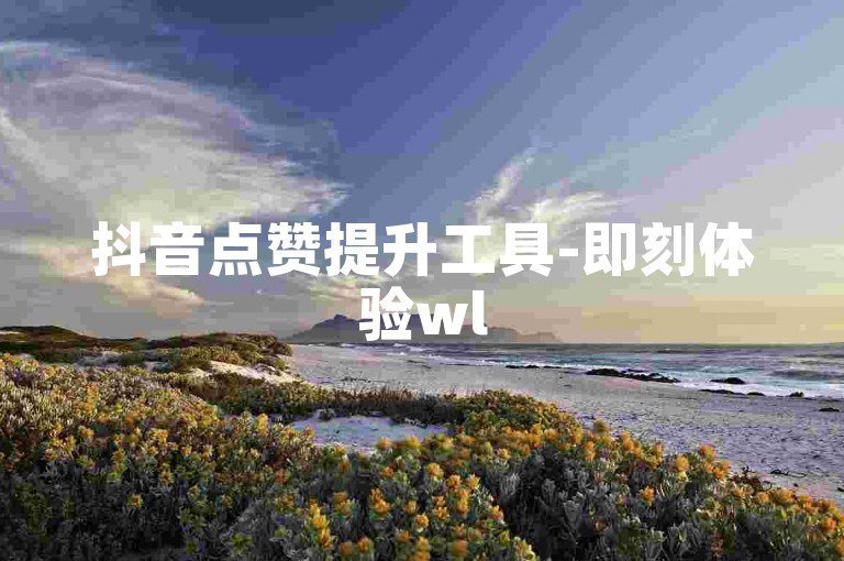 抖音点赞提升工具-即刻体验wl