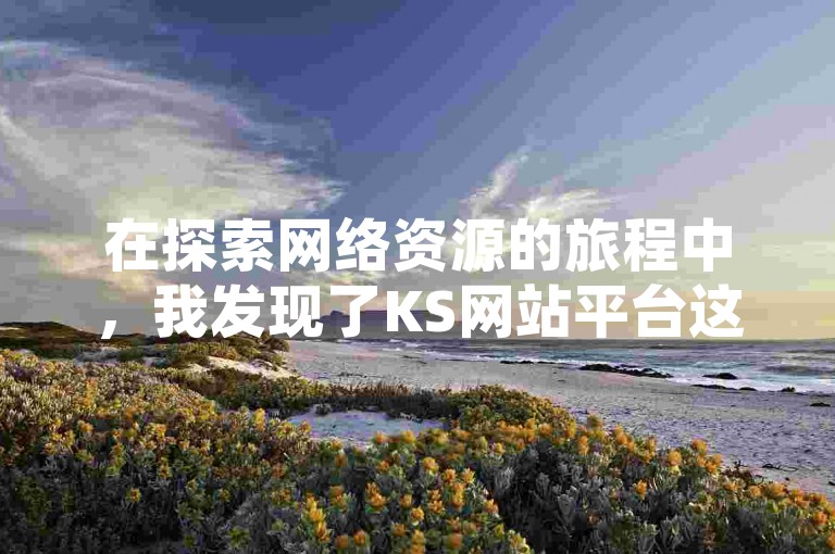在探索网络资源的旅程中，我发现了KS网站平台这一宝藏，它以独特的方式提供了丰富的内容和便捷的服务，让人不禁想要深入了解其背后的运营理念和技术实力。