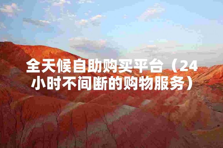 全天候自助购买平台（24小时不间断的购物服务）