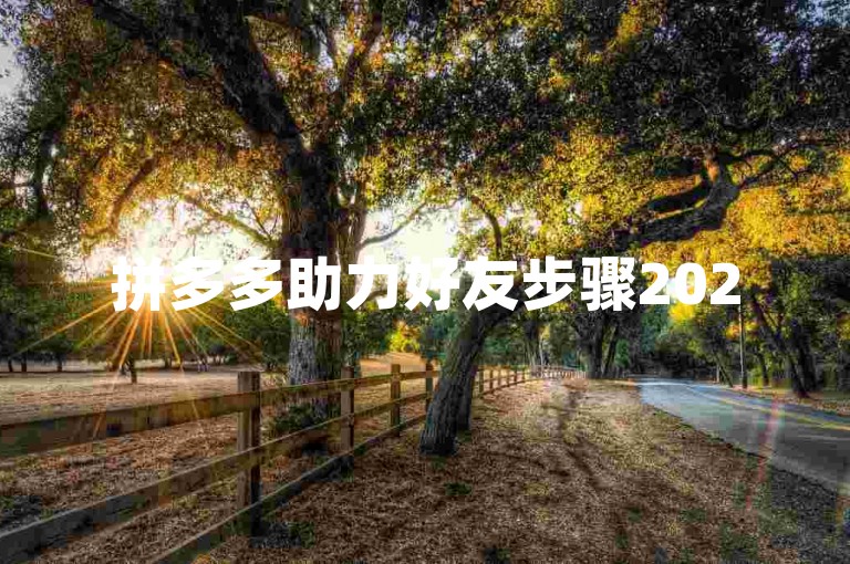 拼多多助力好友步骤2025拼多多助力新人，，在拼多多上，用户可以通过分享链接邀请好友助力，完成指定任务后即可获得相应的奖励或优惠。