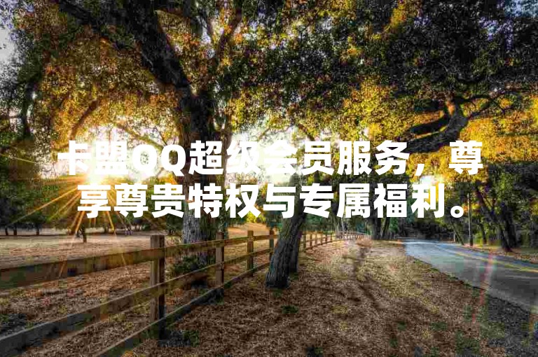 卡盟QQ超级会员服务，尊享尊贵特权与专属福利。