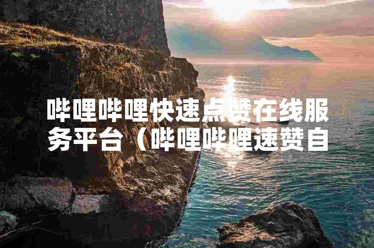 哔哩哔哩快速点赞在线服务平台（哔哩哔哩速赞自助系统全新登场）。