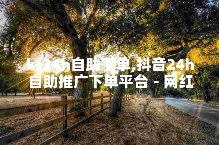 ks24h自助下单,抖音24h自助推广下单平台 - 网红商店24小时自助购买 - Ks粉丝业务。