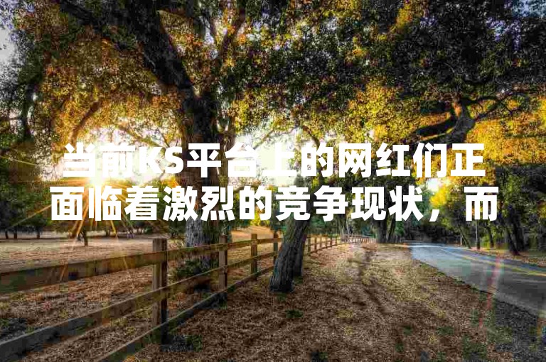 当前KS平台上的网红们正面临着激烈的竞争现状，而他们未来的发展趋势则指向更加多元化和专业化的内容创作。