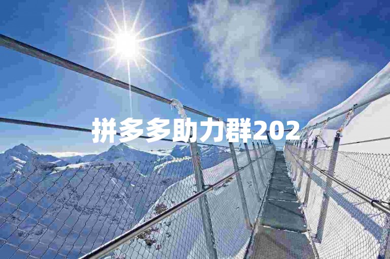 拼多多助力群2025年最新免费拼多多互助二维码，快来加入我们吧！