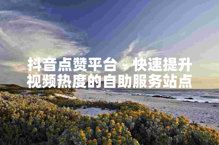 抖音点赞平台 - 快速提升视频热度的自助服务站点