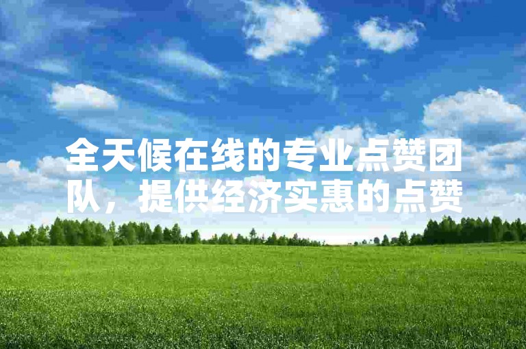 全天候在线的专业点赞团队，提供经济实惠的点赞服务。